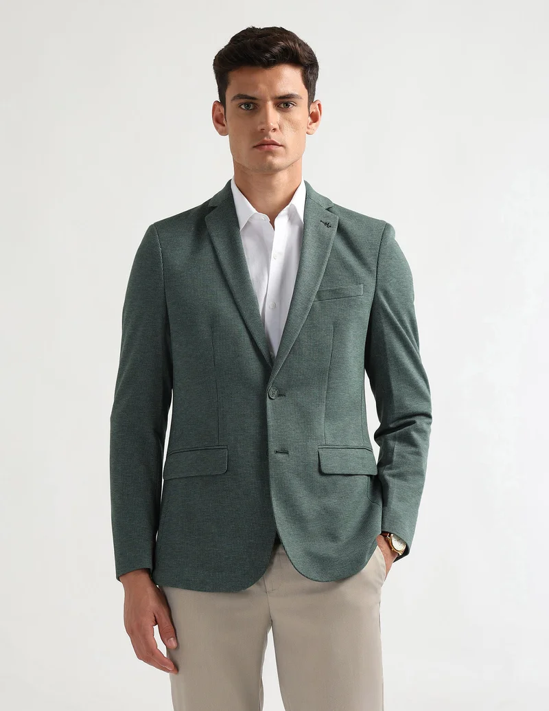 Arrow Zero Calorie Slim Fit Knitted Blazer