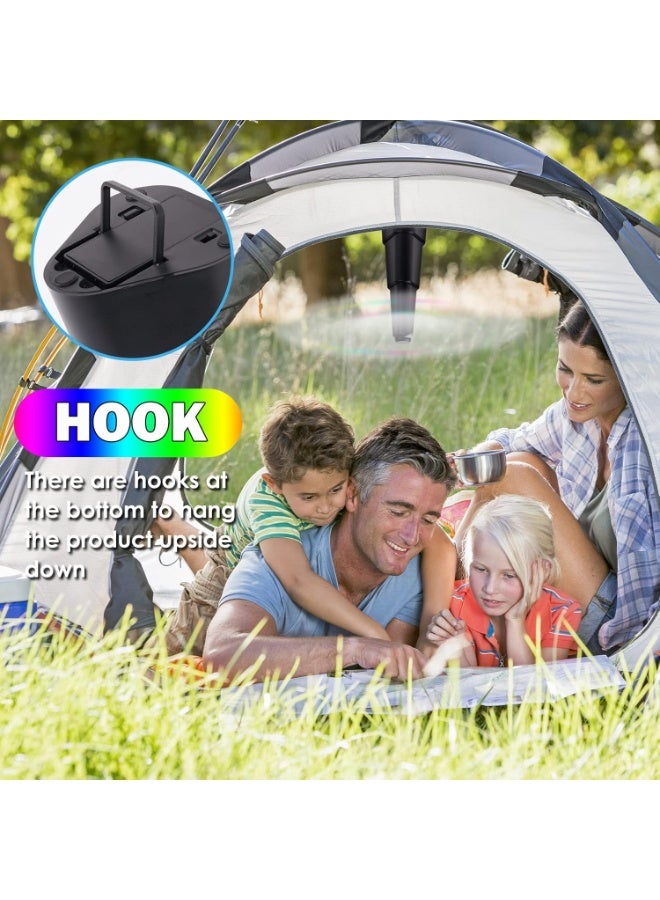 Y&D Fly Fans for Tables,Food Indoor Outside,2 Pack Portable Outdoor Picnic Fan,Batteries Powered Table Restaurant, Party, Home,Outdoor Dinner - Image 3