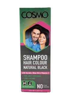COSMO Hair Colour Shampoo 180 Ml  - Image 1