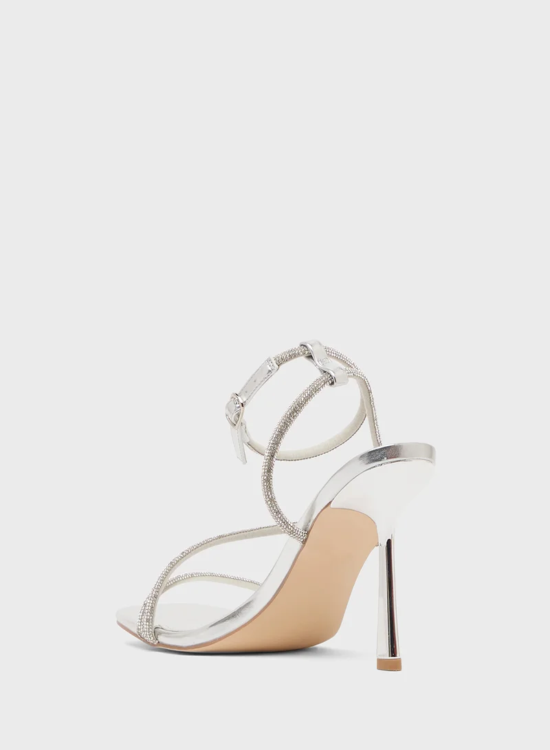 ترافل من نمشي Heeled Sandal With Ankle Strap