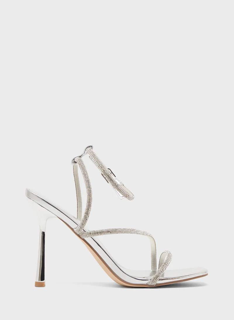 ترافل من نمشي Heeled Sandal With Ankle Strap