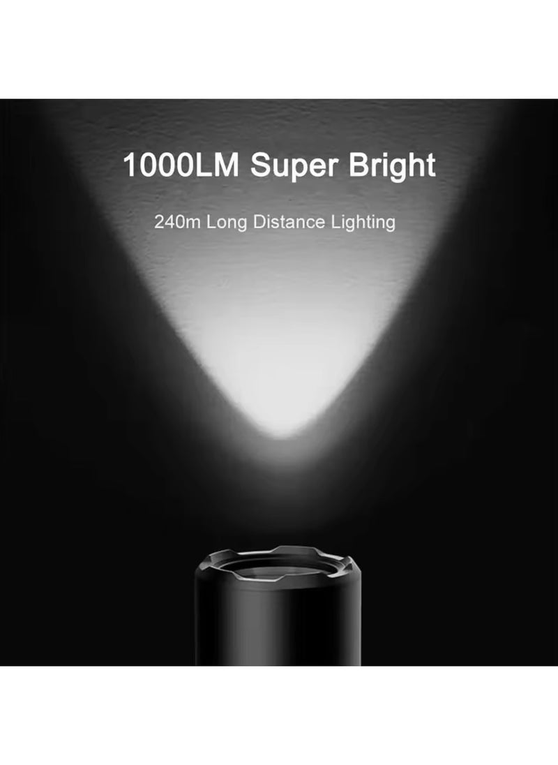 Xiaomi Mijia Multi-functional LED Flashlight Zoomable Ultra Bright Torch Window Breaker Safety Belt Cutter Car Emergency Light 3100mAh  - Image 4