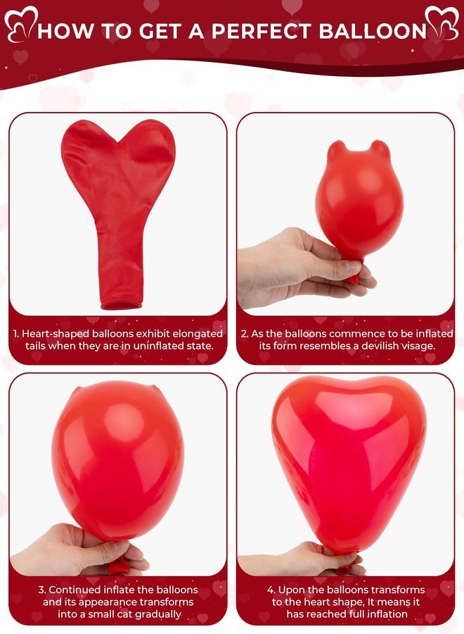 Haolongfa I Love You Balloons and Red Heart Balloons Kit, Valentine Day Balloons with 1000 Pcs Red Silk Rose Petals, Love-Bear Red Heart Balloons for Confession Proposal Wedding Valentine Day Decor - Image 4