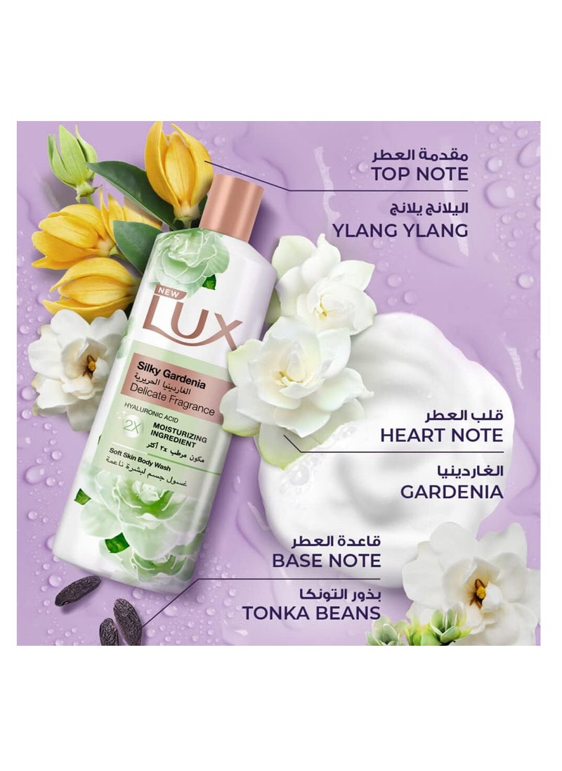 Lux Set Of 2 Lux Body Wash Romantic Hibiscus Opulent Fragrance And Lux Moisturising Body Wash Silk Gardenia  - Image 4