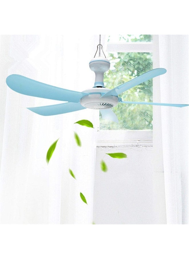 Portable Electric Ceiling Fan with 5 Blades, Easy Hanging Design, Direct Power Operation, 3 Meter Power Cord, Lightweight Quiet Cooling Fan for Home, Kitchen, Balcony, Workshop, Shop, Camping and Travel - Image 2