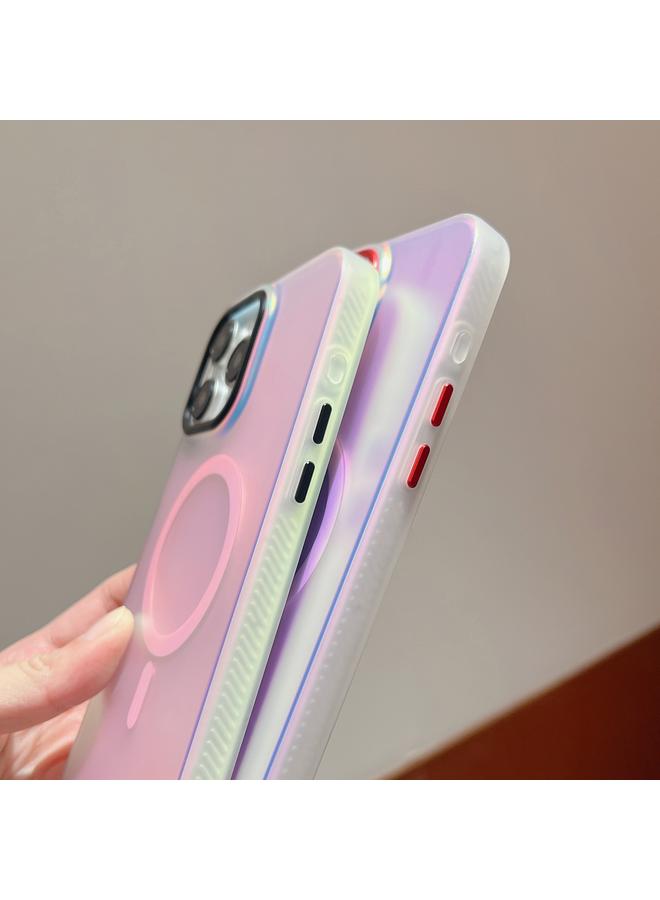 اس-توب جراب لهاتف iPhone 15 Pro Max مع إطار معدني ليزري لحماية العدسات، جراب هاتف MagSafe - Image 4