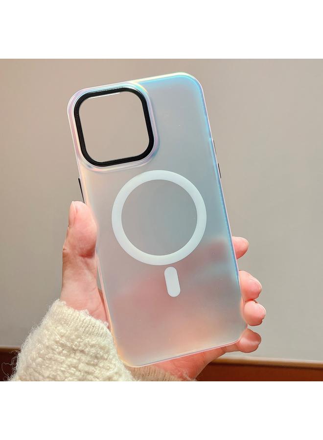 اس-توب جراب لهاتف iPhone 15 Pro Max مع إطار معدني ليزري لحماية العدسات، جراب هاتف MagSafe - Image 3