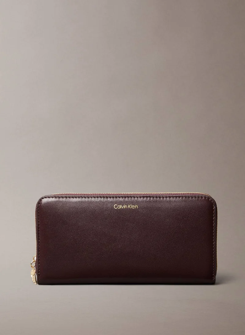 CALVIN KLEIN Leather Large Zip Wallet