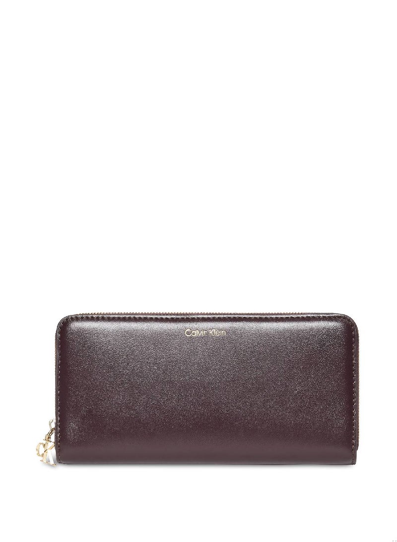 CALVIN KLEIN Leather Large Zip Wallet - Image 4