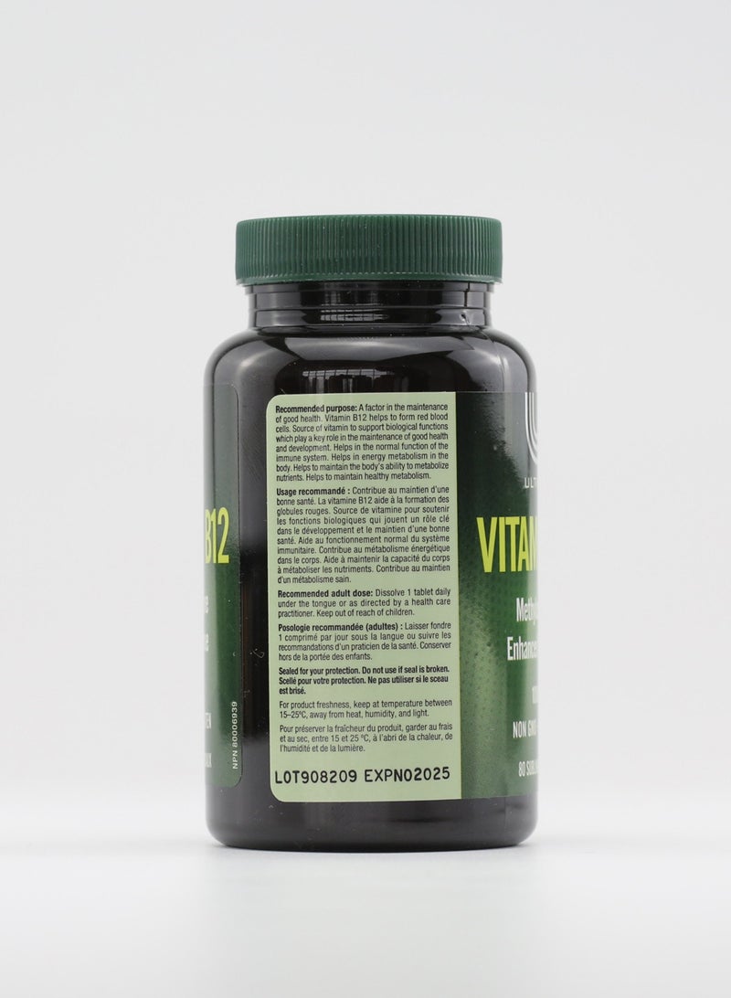 Ultimate Vitamin B12 80 tablets - Image 3