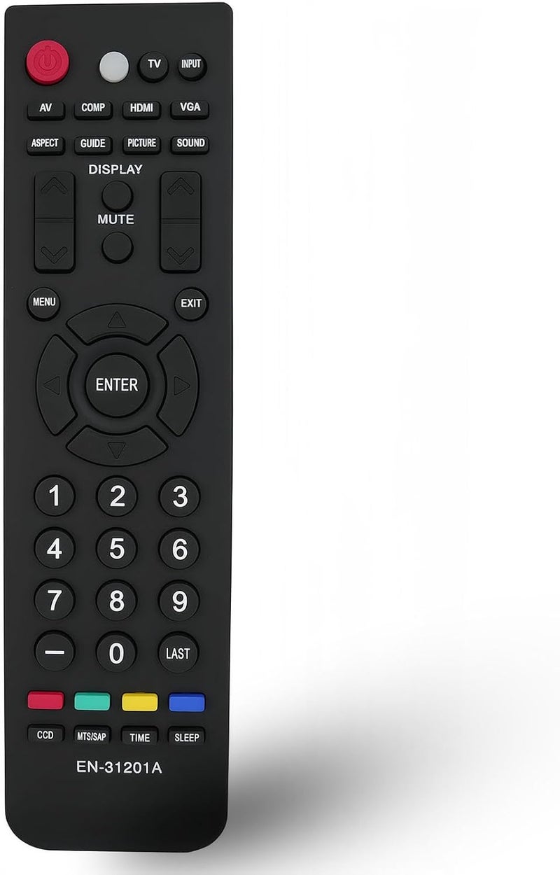 Universal Replacement Remote Control for Emerson TV EN-31201EM LTDN42V68US for Hisense F46V89C F55V89C LHDN32V66AUS LHD37V87US LTDN39V77US LTDN40V87US Nexus EN-31201N LCD HDTV - Image 1