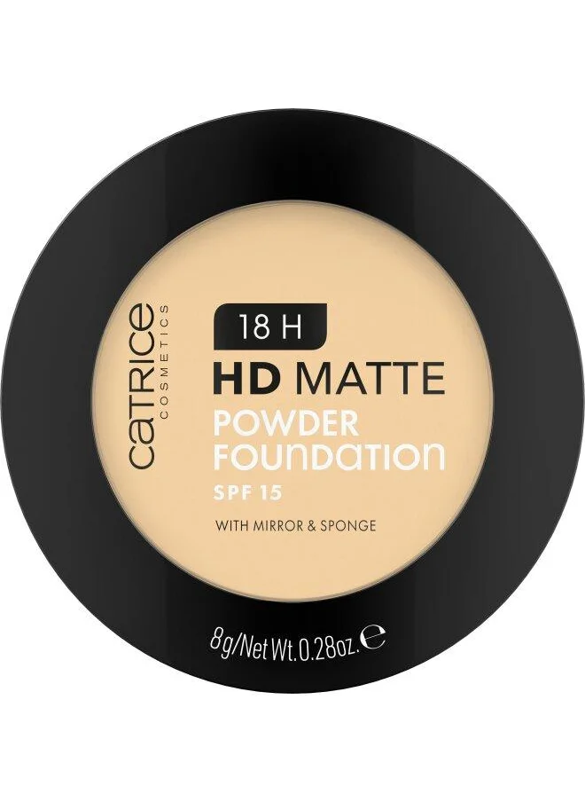 كاتريس Catrice 18H Hd Matte Powder Foundation 020N