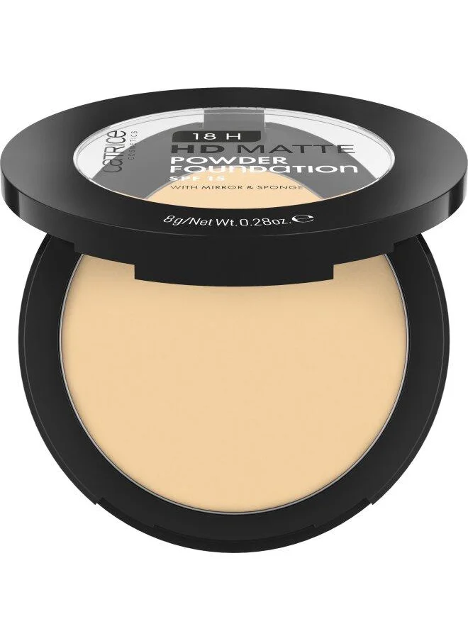 كاتريس Catrice 18H Hd Matte Powder Foundation 020N