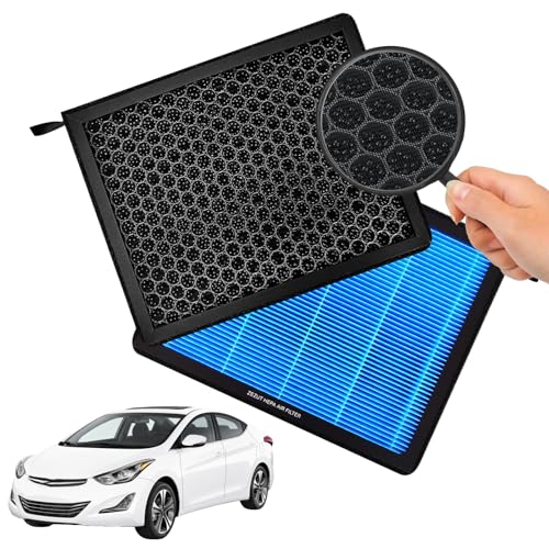 ZEZUT Cabin Air Filter CF10728 Fits Hyundai 2008-2011 Accent, 2007-2016 Elantra, 2014-2018 Kia Forte, 2014-2017 Forte Koup, 2014-2018 Forte5, Honeycomb Structure and Activated Carbon(1 Pack) - Image 1