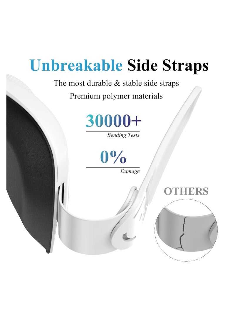 Head Strap for Quest 3 /Quest 3S， Adjustable Durable Headband for Oculus/Meta Quest 3/Quest 3S， Elite Strap Replacement with PU Sponge Pad for Enhanced Support - Image 3