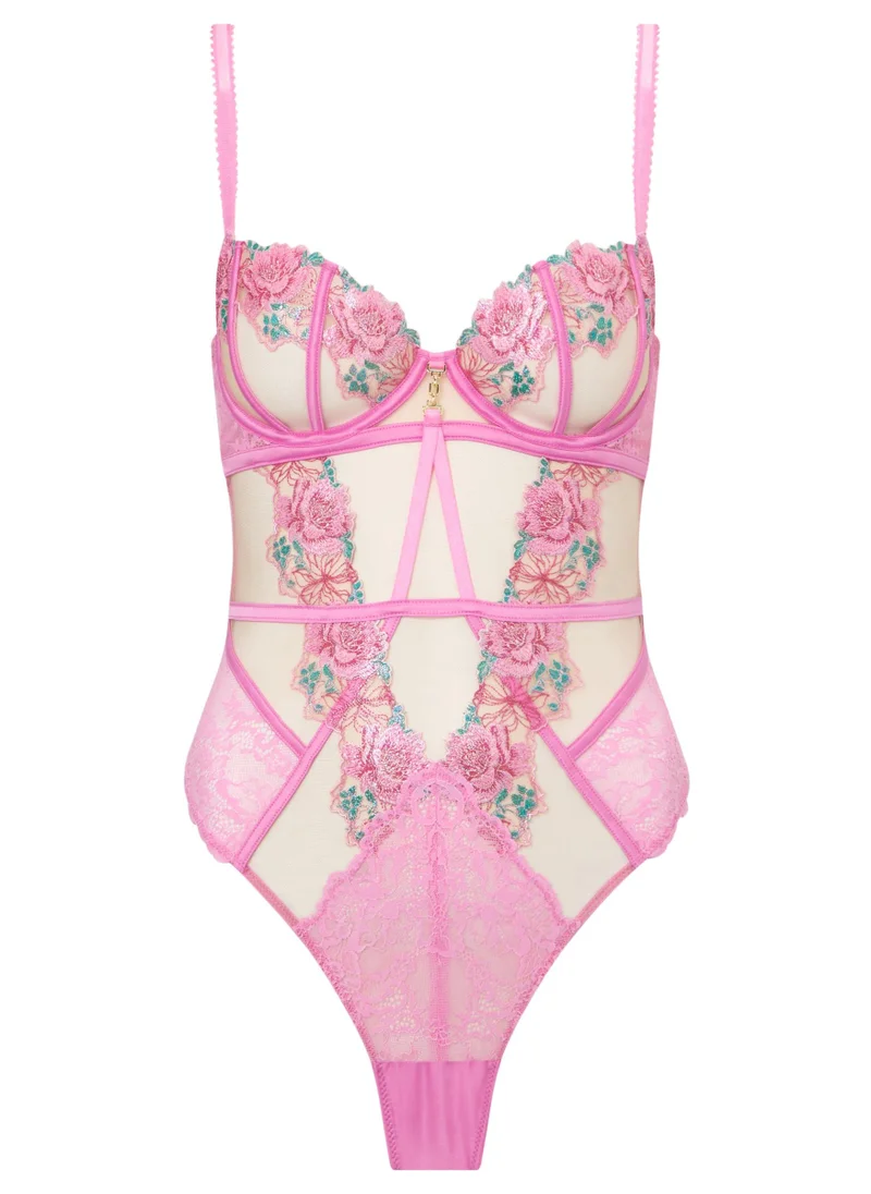 Ann Summers Pale Pink Ann Summers Caged Rose Non Padded Body for Women | Best Price UAE