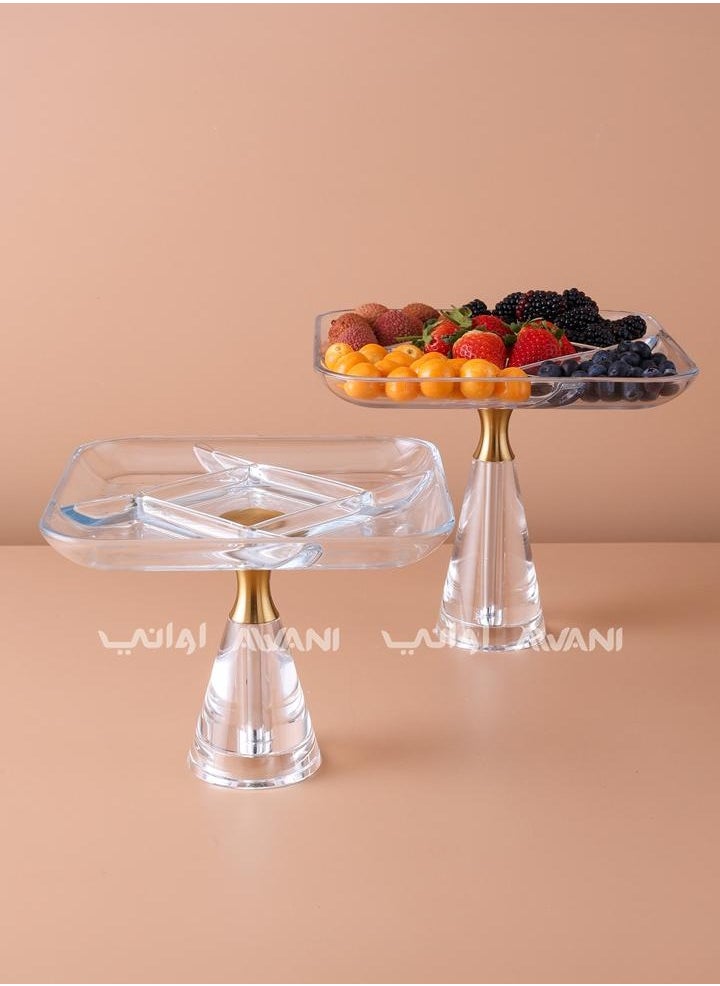 AWANI - NUTS PLATE WITH STAND 250MM - Image 1
