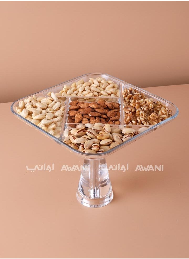 AWANI - NUTS PLATE WITH STAND 250MM - Image 1