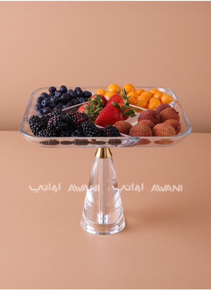 AWANI - NUTS PLATE WITH STAND 250MM - Image 1