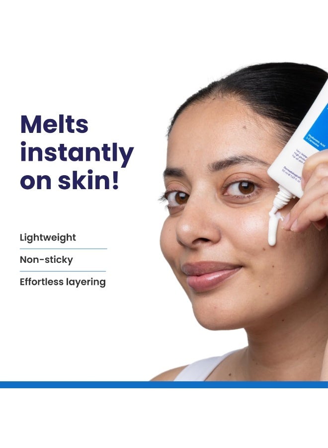 RE' EQUIL Re'equil Oil Free Aquagel Sunscreen l SPF 50+, PA++++ l Very water resistant l Hyaluronic acid for hydration - Image 4