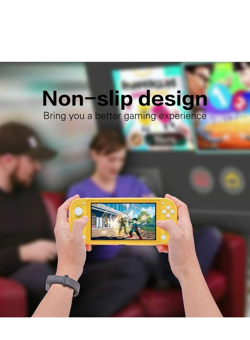 SYOSI حافظة واقية لجهاز سويتش لايت، غطاء صلب شفاف من البولي كربونات بتصميم منفصل مقاوم للصدمات ومضاد للخدش، ملحقات لوحدة التحكم جويكون مع امتصاص الصدمات، وردي ساكورا - Image 4