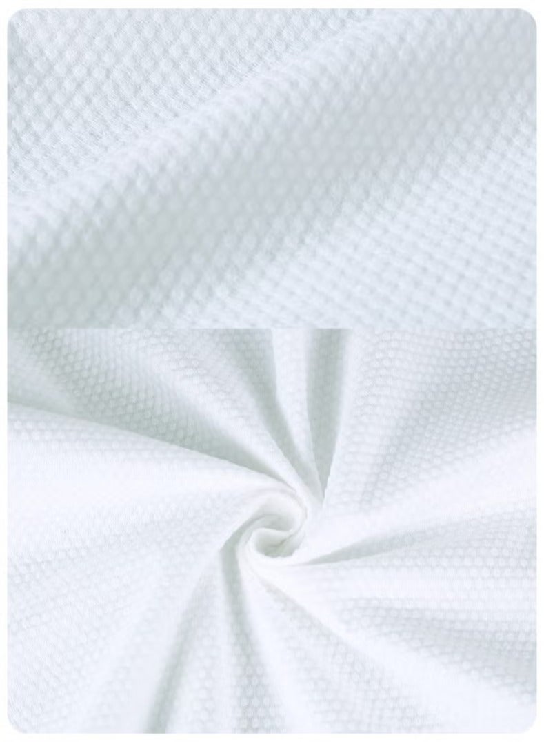 4-Piece Individually Wrapped Disposable Bath Towel and Washcloth Set Travel essentials, includes 4 washcloths and 4 bath towels. - Image 3