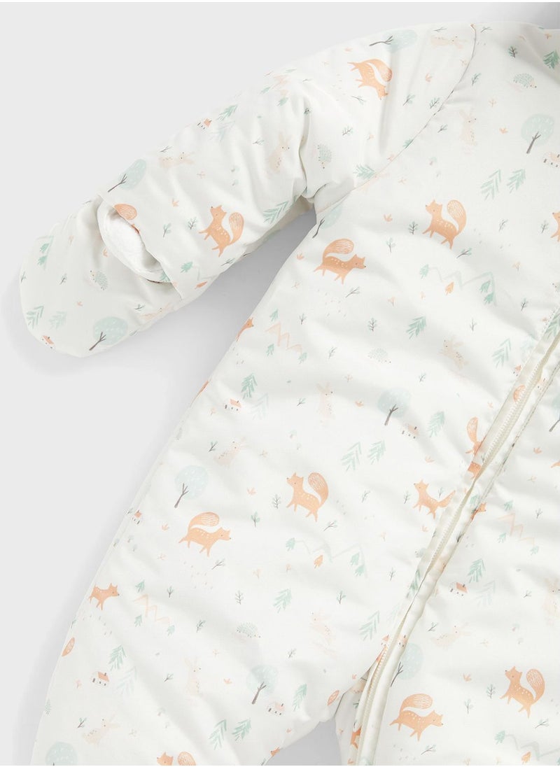 mothercare - Infant Aop Snowsuit - Image 1