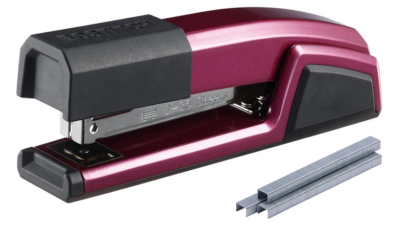 Bostitch Office Epic Metal 3 in 1 Stapler 25 Sheet Capacity Includes 210 Staples in Staple Storage Compartment Integrated Remover