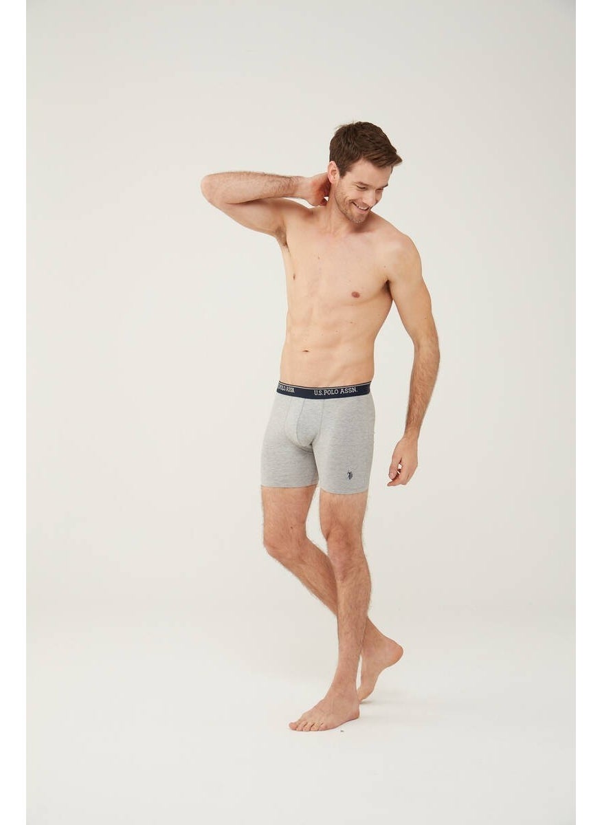 U.S. Polo Assn. - Men's 3-Pack Boxer Set Red-Gray Melange-Navy Blue - Image 1