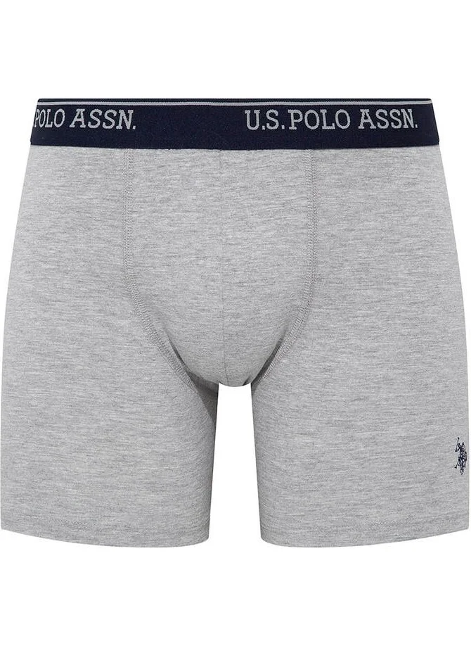 يو اس بولو اسن Men's 3-Pack Boxer Set Red-Gray Melange-Navy Blue