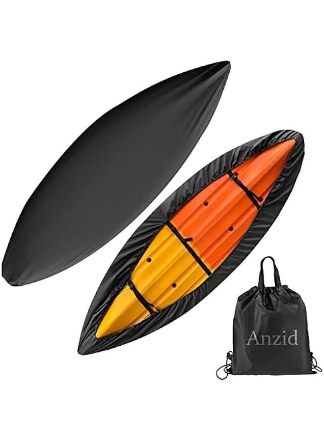 Generic Kayak Cover 420D Thicken Waterproof for Outdoor Storage, Dust Cover-UV Sunblock Shield Protector Kayak Canoe Cockpit Accessories for Indoor/Outdoor Storage  - Image 1