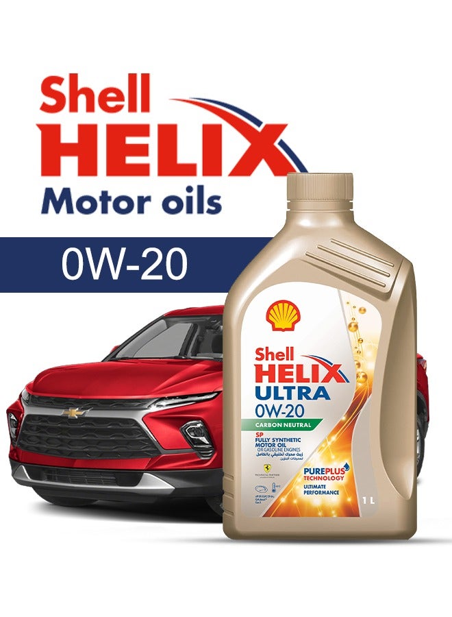 Shell Engine Oil – For Chevrolet Trail  2024 - 2020, 4 Liter,  0w20 Shell - With Engine Oil Filter - 2020 2021 2022 2023 2024