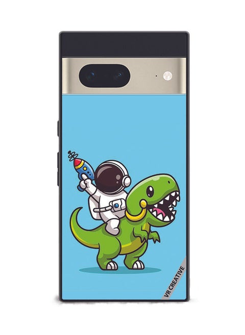 Protective Case Cover For Google Pixel 7 Dinosaur Design Multicolour
