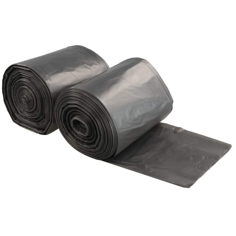 Qskely 18 Gallon Large Kitchen Trash Bag Gray 100 Counts