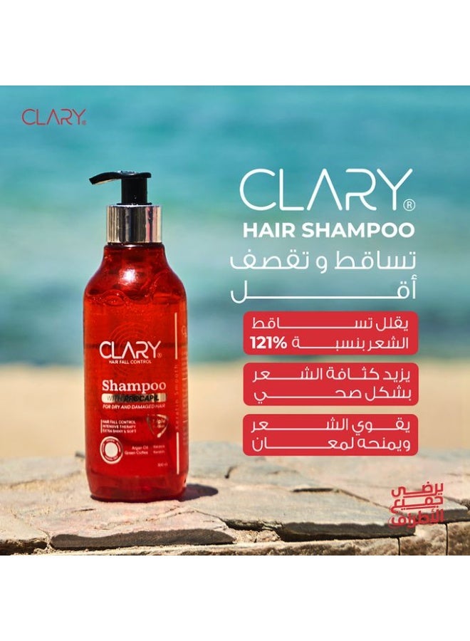 Clary Shampoo for Dry & Damaged Hair – 300ml