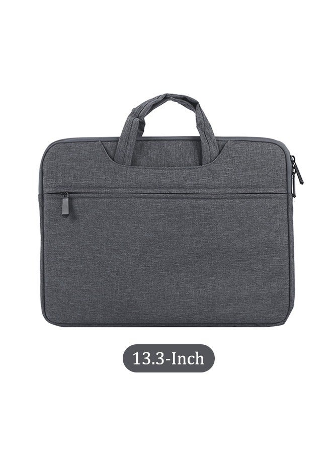 13.3 Inch Laptop Bag, Travel Computer Briefcase, Large Capacity Computer Bag, Stylish, Secure Zipper, Waterproof, Shockproof, Suitable For Work, Travel, Business, Camping - Image 1