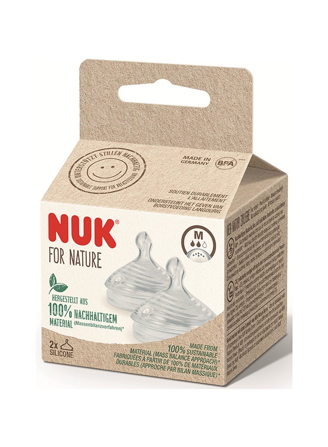 NUK Nature Teat Medium 2/Bx