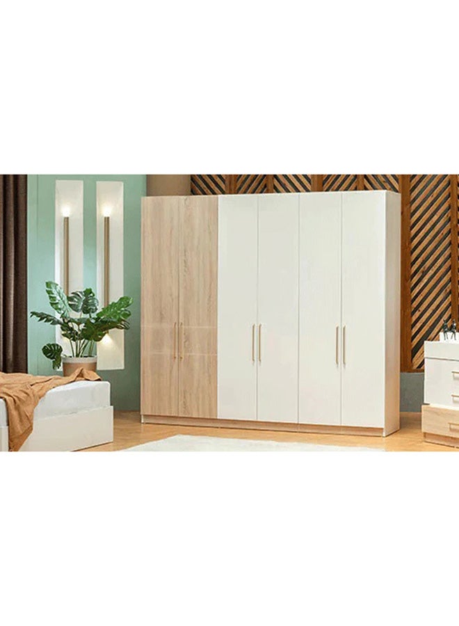 MK Kabbani Furniture loutis 6 Door Wardrobe  - Image 1