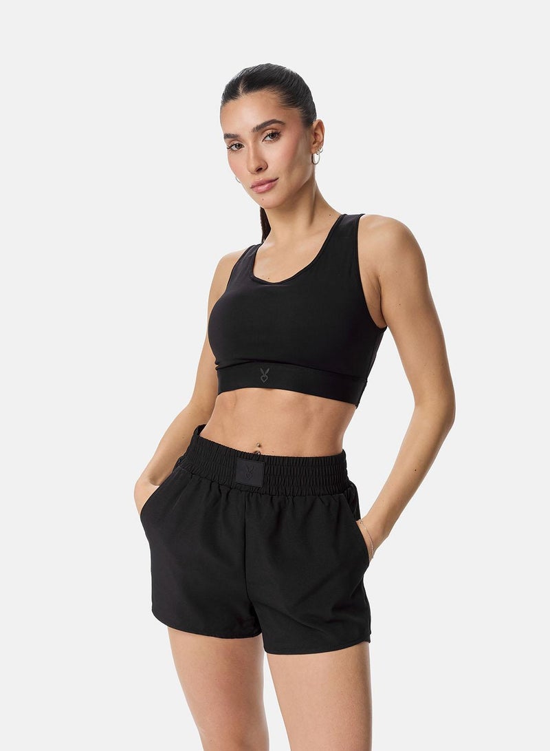 Cardio Bunny Double-Layer Sports Shorts - Image 1