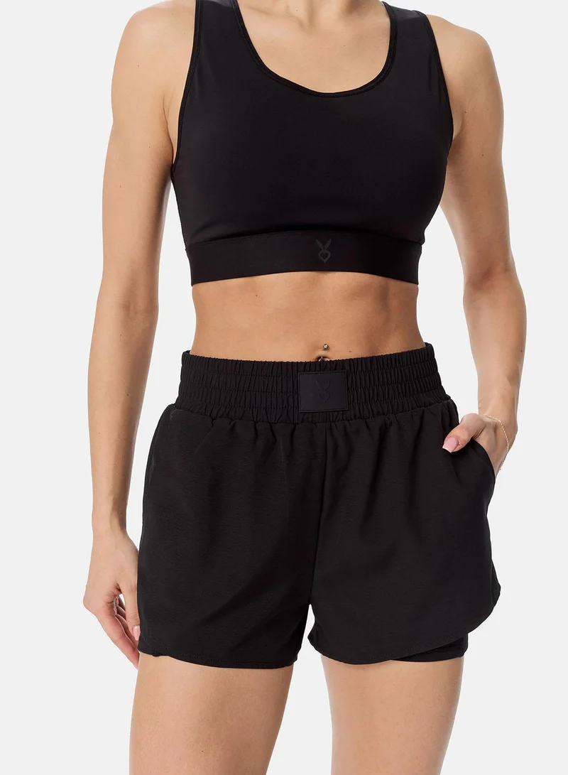 Cardio Bunny  Cardio Bunny Double-Layer Sports Shorts for Women | Best Price UAE