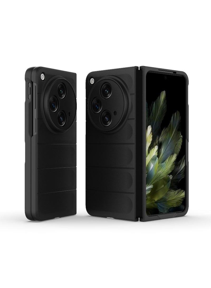 عام متوافق مع OPPO Find N3 حافظة الهاتف القابلة للطي مع درع الشبح، حافظة Find N3 المضادة للبصمات والسقوط - Image 2