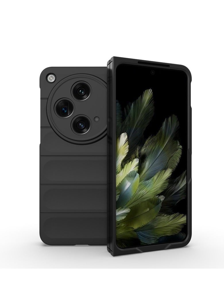 عام متوافق مع OPPO Find N3 حافظة الهاتف القابلة للطي مع درع الشبح، حافظة Find N3 المضادة للبصمات والسقوط - Image 1