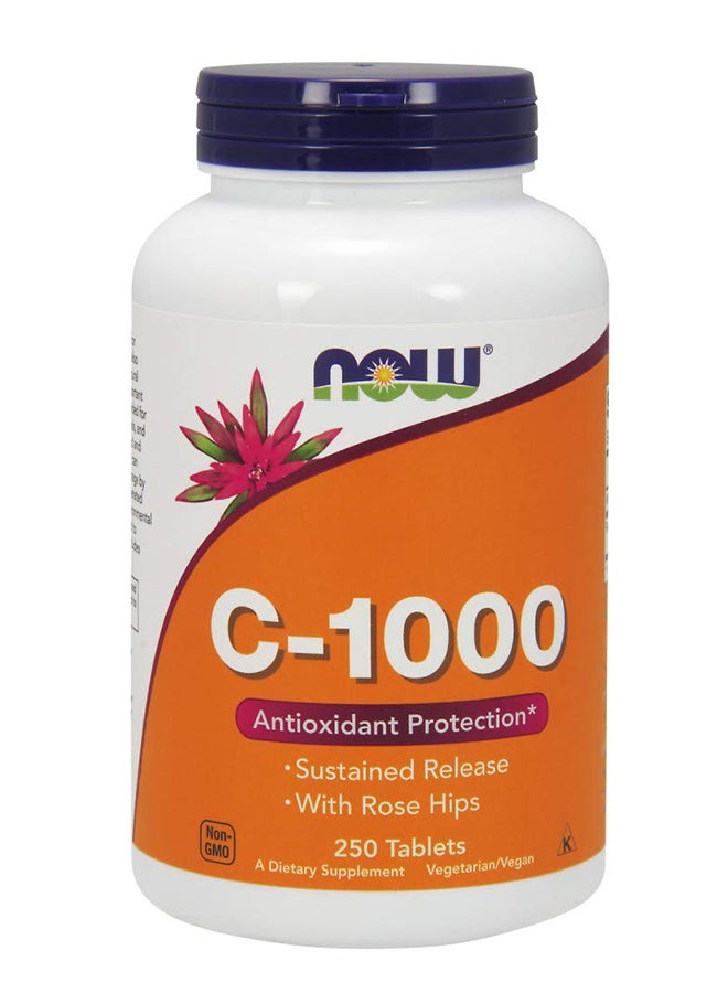now C-1000 With  Rose Hips Tabs 250S