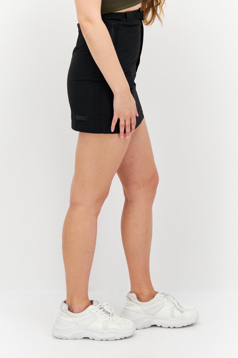 adidas Originals Women Sportswear Fit Solid Outdoor Skirt, Black  - Image 4