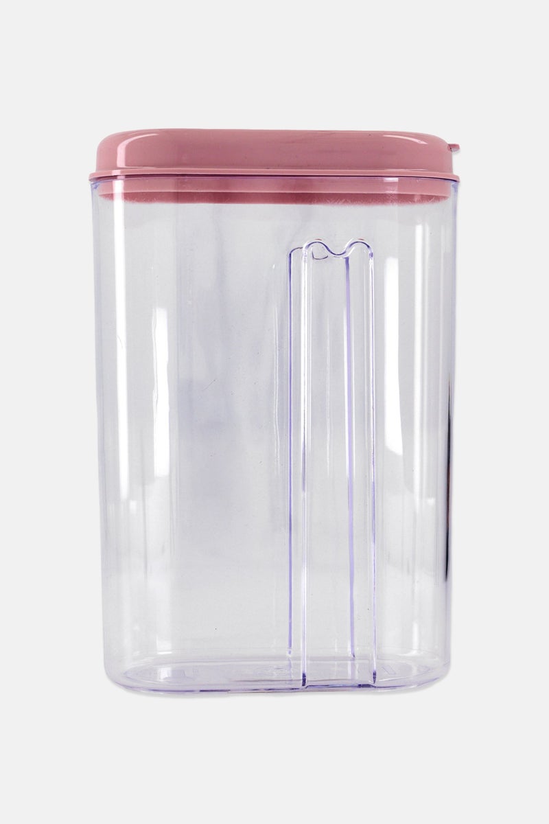 Plastic Forte Totem Multipurpose Plastic Storage Container, Pink - Image 1