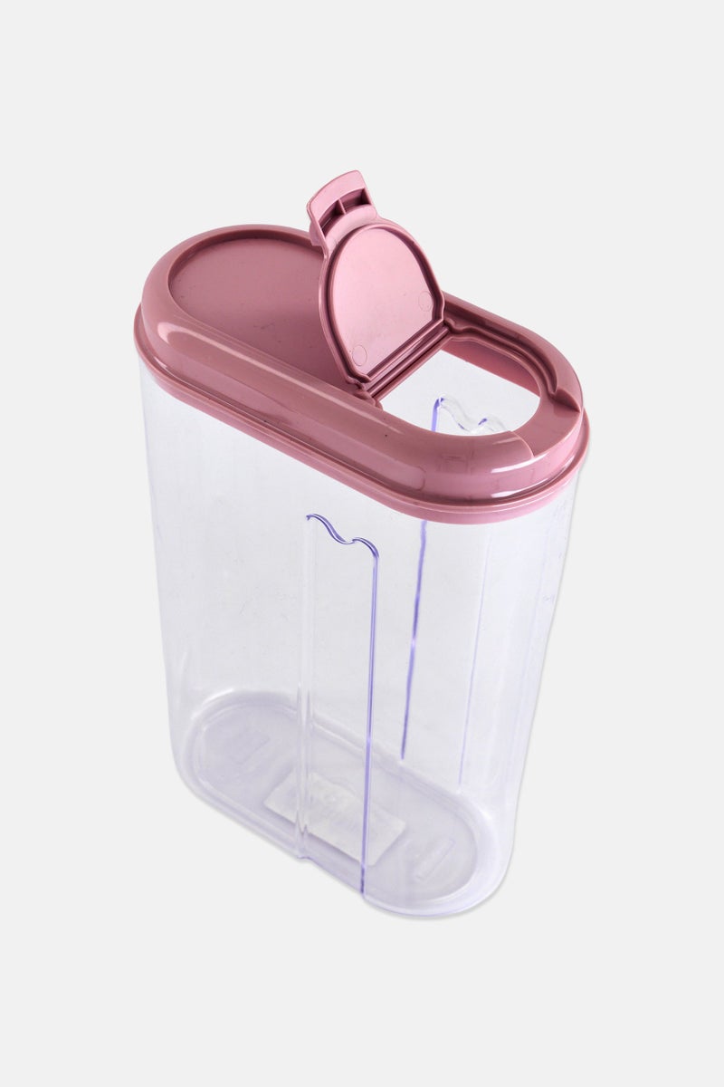 Plastic Forte Totem Multipurpose Plastic Storage Container, Pink - Image 2