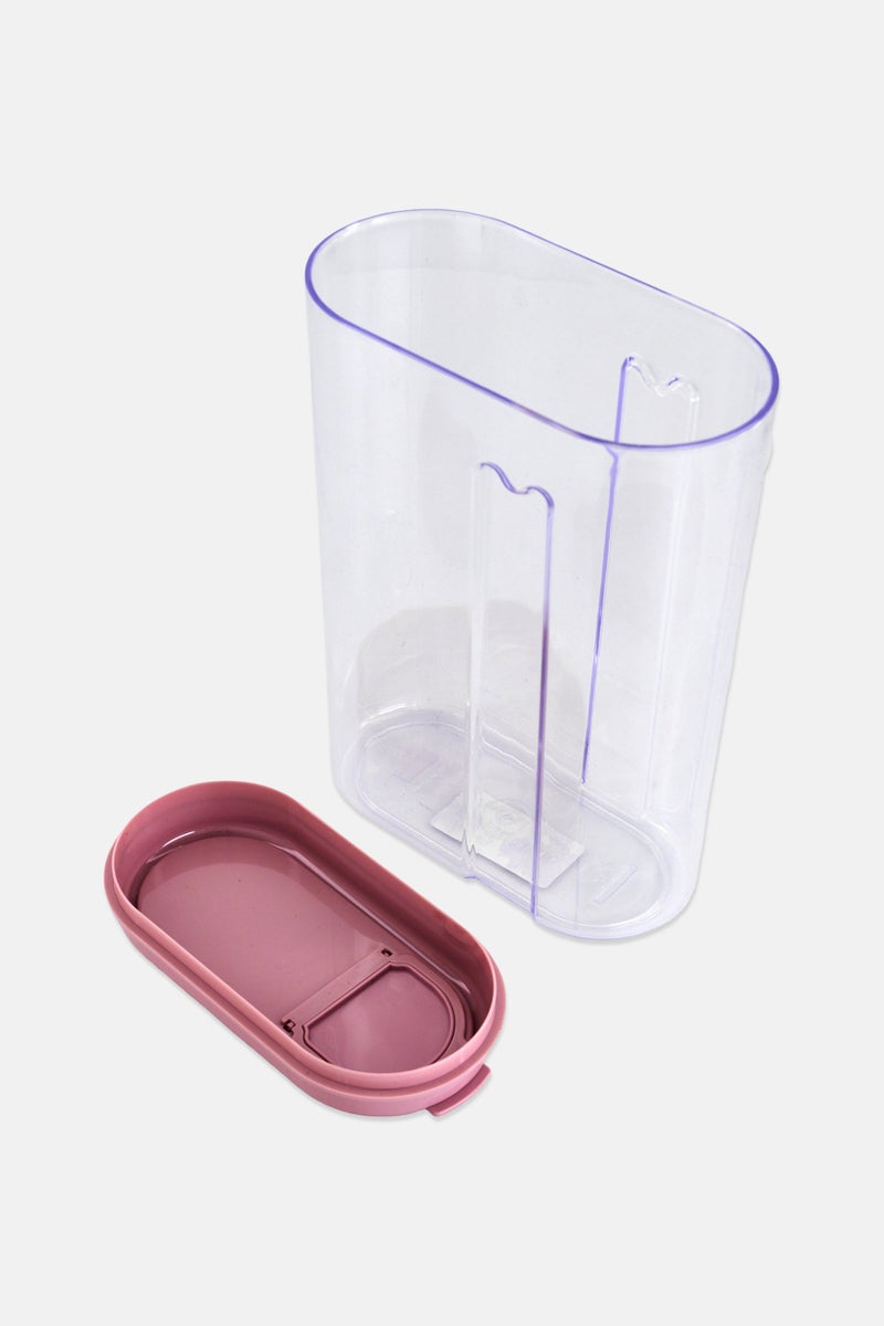 Plastic Forte Totem Multipurpose Plastic Storage Container, Pink - Image 3