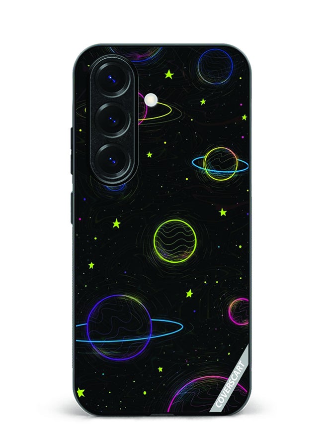 Protective Case Cover For Samsung Galaxy S25 Galaxy Design Multicolour