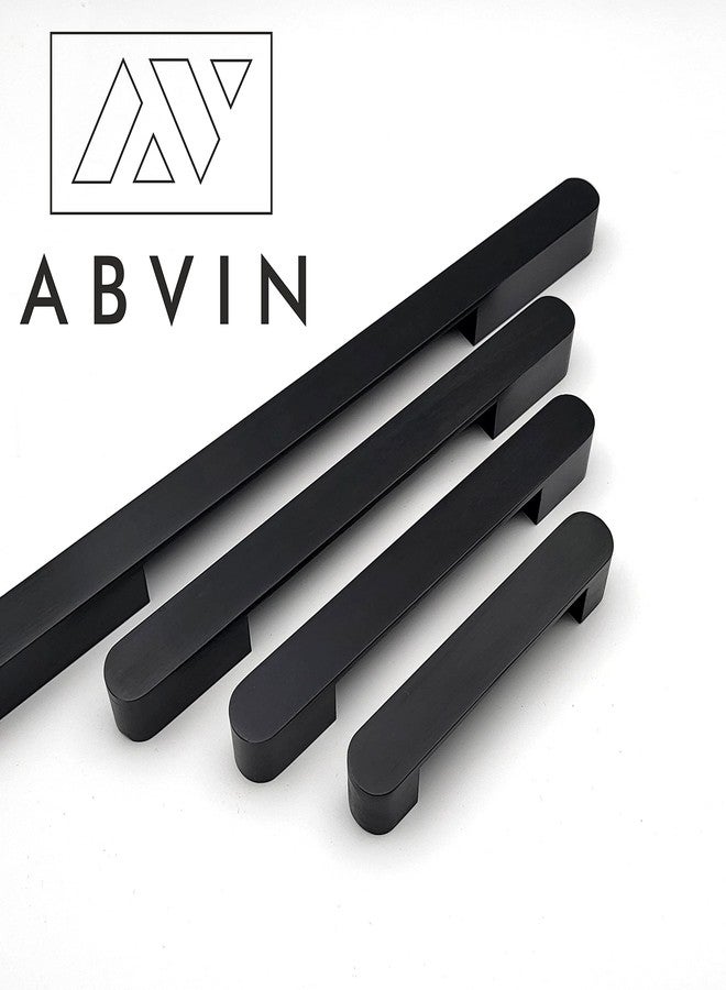 ABVIN Premium Matt Black Bar Handles, Modern Cabinet Hardware, Furniture Pulls Cabinets, Cupboards & Drawers - Matt Black (1 pcs) (4 inch) - Image 3