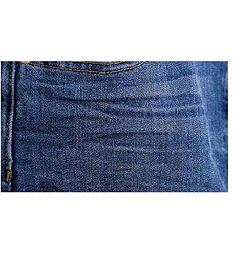 Skirt BL تنورة جينز ماكسي نسائية - عالية الخصر بتصميم A-Line طويلة للنساء - تنورة جينز زرقاء، زرقاء، 4 - Image 4